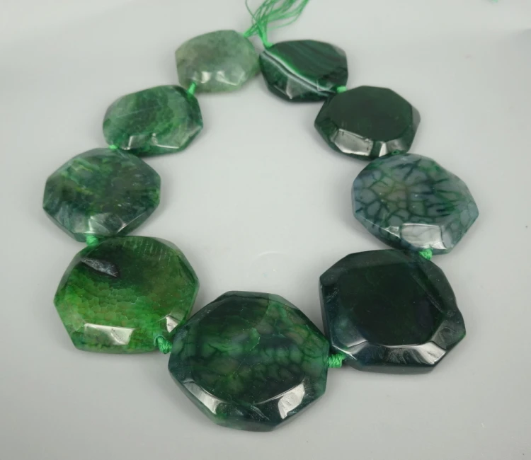Large Green Slice Beads Yellow Coasters Geode Druzy Gem Necklace for Lady | Украшения и аксессуары