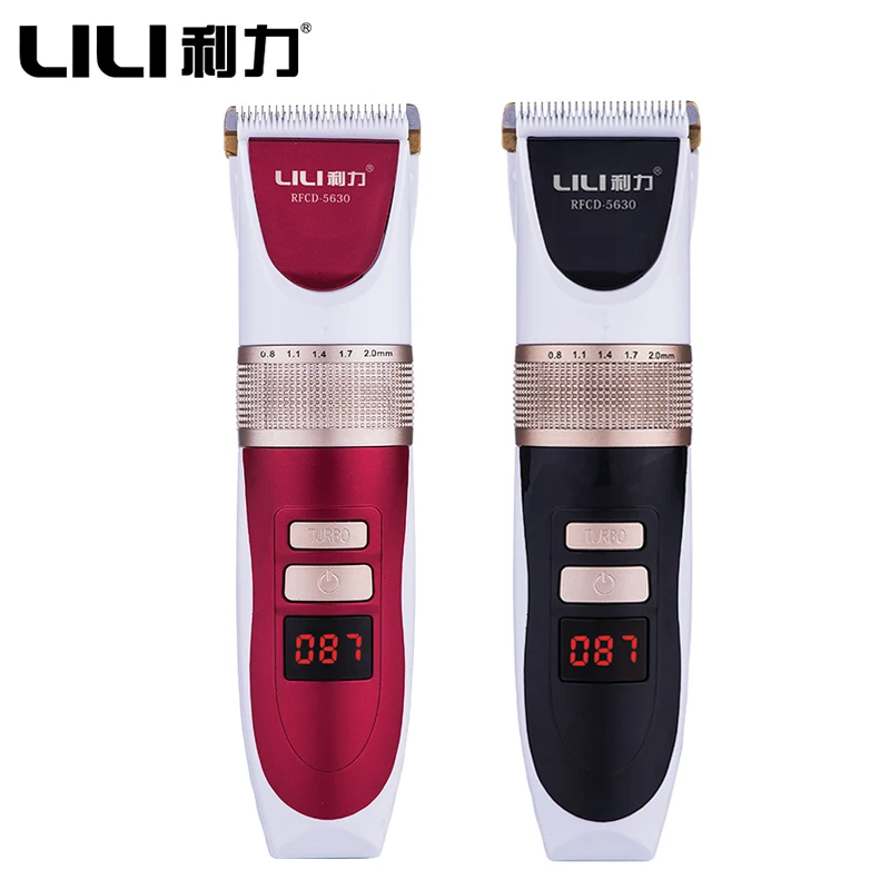 Профессиональная электрическая машинка для стрижки волос триммер мужчин ЖК