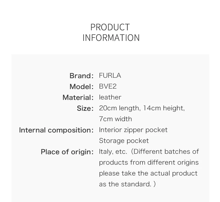 Подлинная оригинальная и брендовая новая сумка через плечо FURLA Brava BVE2, женская сумка, женская сумка