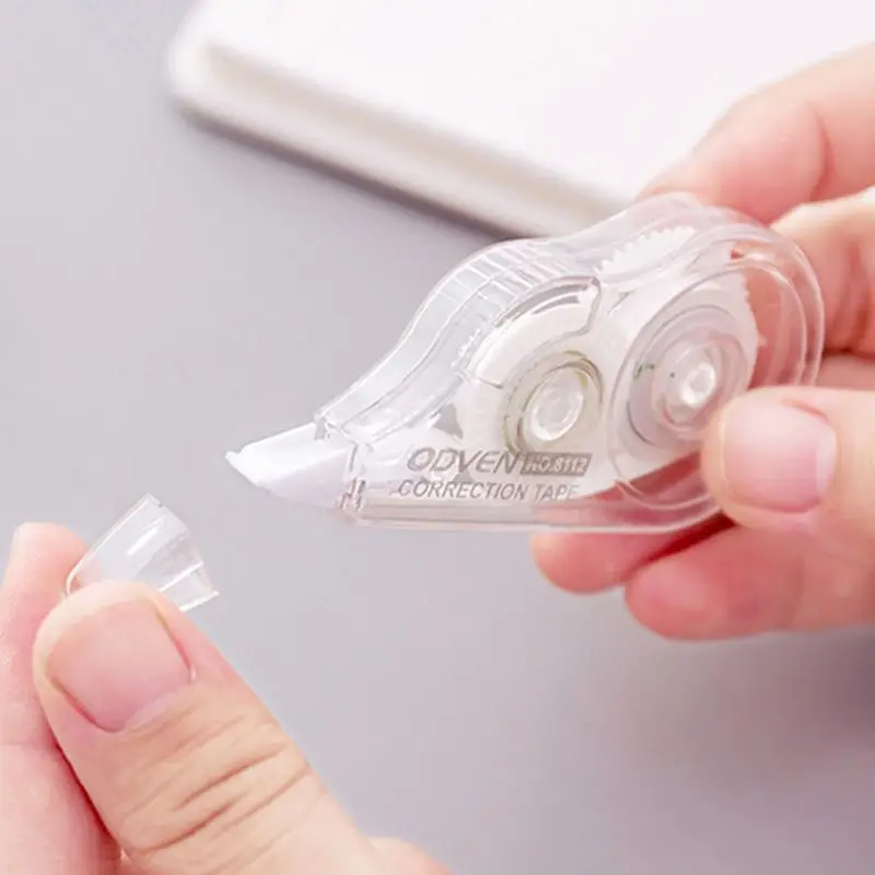1 шт. Малый размер прозрачный белый корректор офисные канцелярские принадлежности для школьников