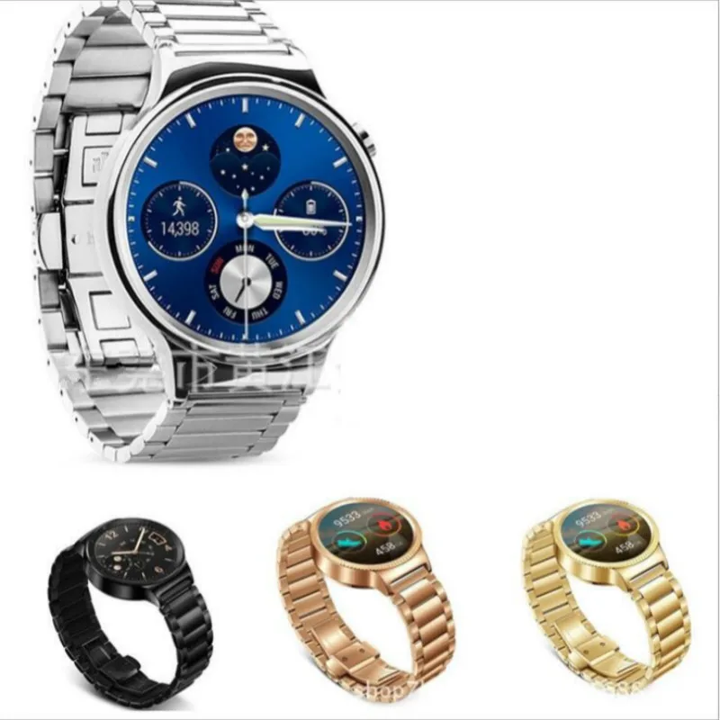 

2018 New Arrived High Quality Butterfly Buckle Stainless Steel Watch Band For HUAWEI 1/ 2 Smart Watch Replacement Metal Bracelet