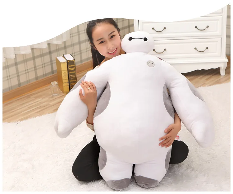 Белый Большой Герой 6 робот Baymax плюшевая мягкая игрушка кукла