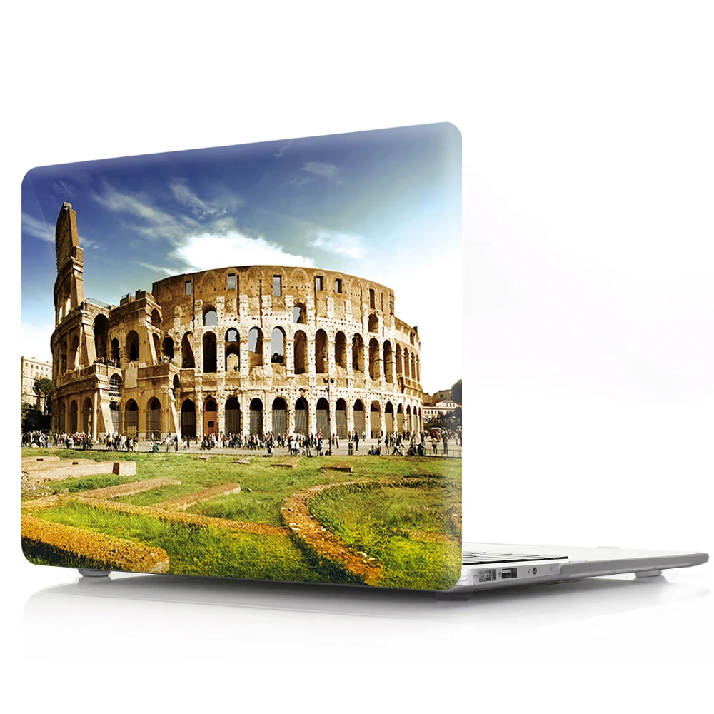 Чехол для ноутбука с цветной печатью для Macbook Air 11 13 Pro retina 12 13 15 дюймов цвета Pro 13,3 15,4 Air 13 с сенсорной панелью