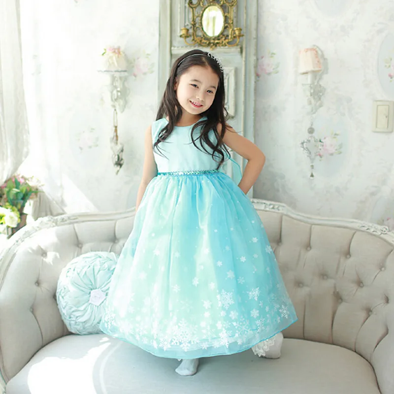 Baby Girl Princess Costume Elsa Dress for Girls Clothing Halloween Fancy Cosplay Elza Christmas Party |