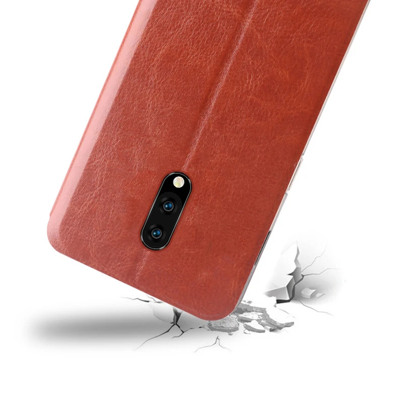 Для Oneplus 7 чехол MOFI флип чехол для Oneplus 7 Высокое качество кожаный чехол-подставка для Oneplus 7