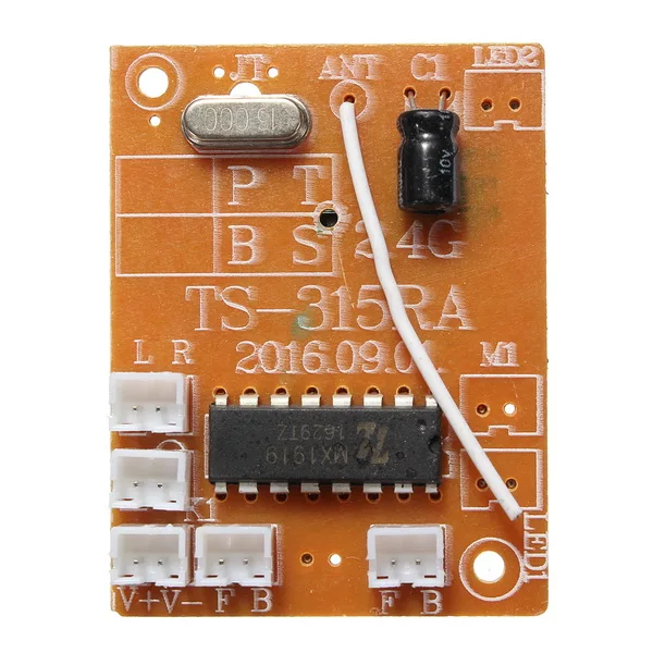 JJRC Q20-018 приемник монтажная плата RX 1/18 RC гусеничная часть автомобильные запчасти