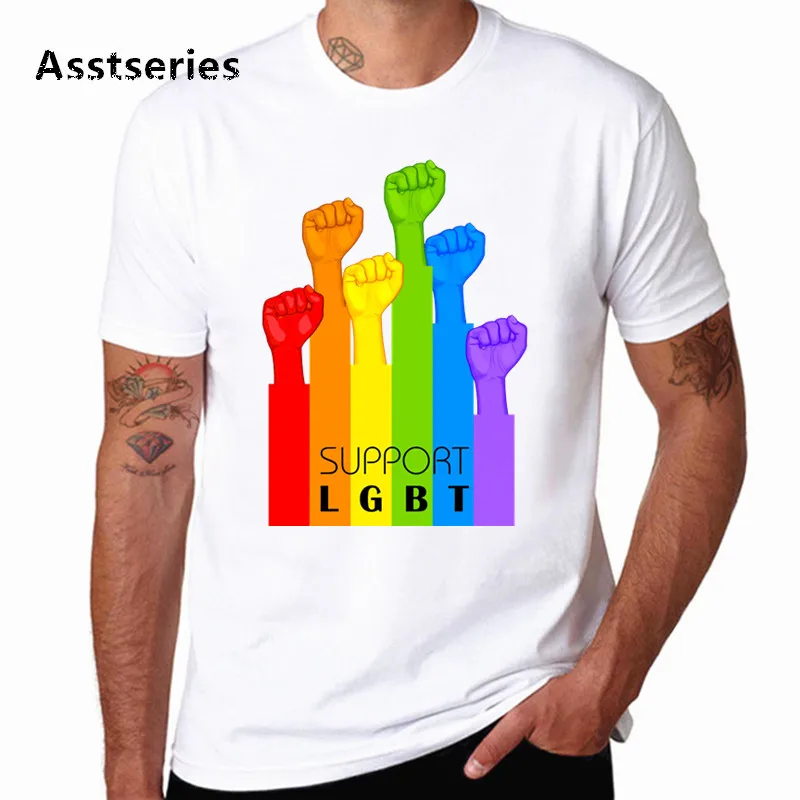Мужские и женские футболки с принтом Pride Lgbt летняя повседневная футболка унисекс