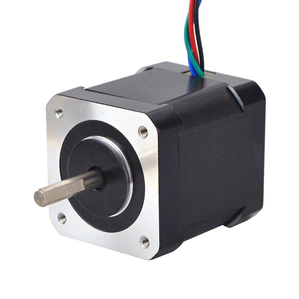 0.9deg Nema17 шаговый двигатель 48 мм 46Ncm 2A 4 свинцовый Nema 17 для DIY CNC 3D принтера|Шаговый