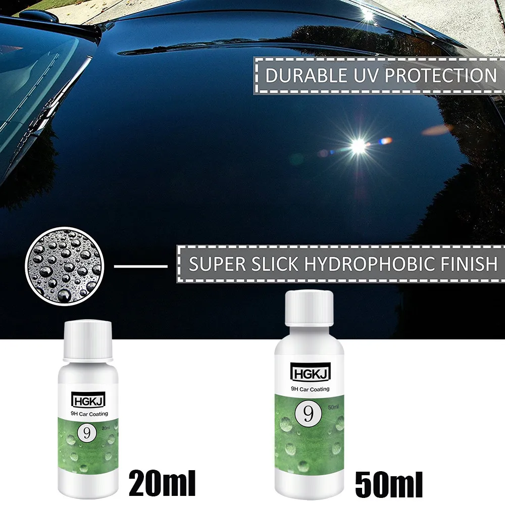 HGKJ-9-50ml покрытие для краски автомобиля гидрофобное стекло жидкое керамическое средство для ухода за автомобилем mazda gj CX-5 acessorios cx3 6 3 для peugeot