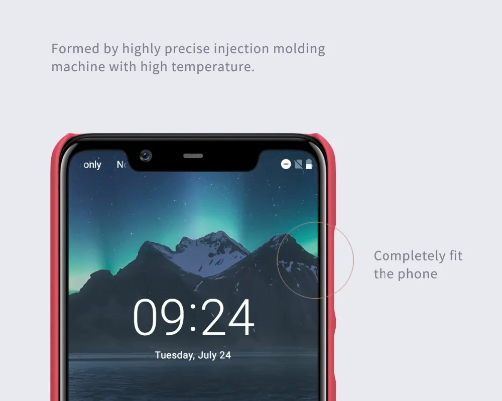 Nillkin для Nokia 5 1 Plus чехол X5 Жесткий ПК матовый телефона противоударный защитный
