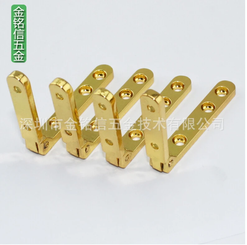 200 шт./лот цинковый сплав шарнир с Рельсом на стороне набор для коробок