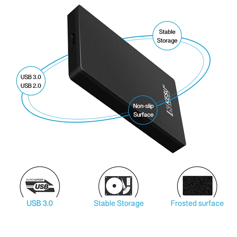 Портативный внешний жесткий диск KESU HDD накопитель 2 5 дюйма для PS4/Xbox One USB 3.0 120 ГБ 160