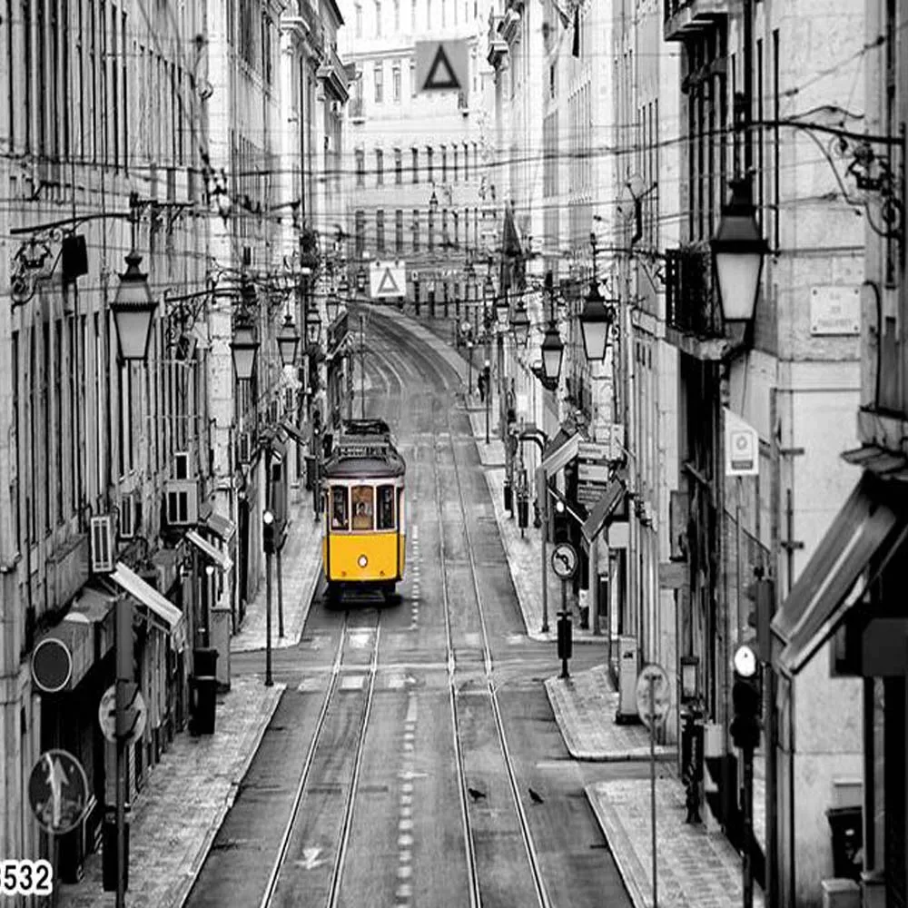 Дропшиппинг Европейский Винтажный уличный автомобиль 3d настенная бумага s для