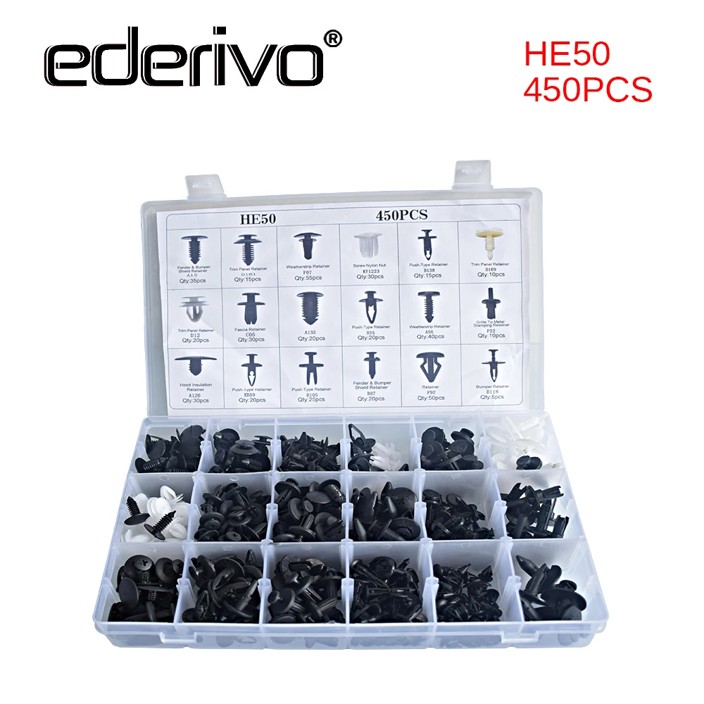 Ederivo 18 видов 450 шт. HE50 автомобиля коробку смешанные крепежа двигателя Hybrid
