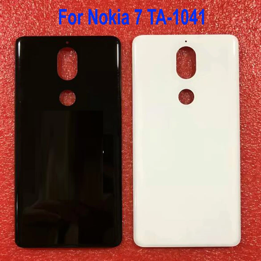 100% гарантия лучшее качество стекло с логотипом задняя крышка для Nokia 7 TA 1041 корпус