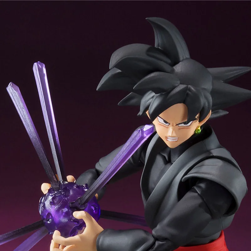 14 см Супер Saiyan черный шарнир подвижная экшн фигурка Dragon Ball Z Коллекционные Подарочные модельные игрушки для детей