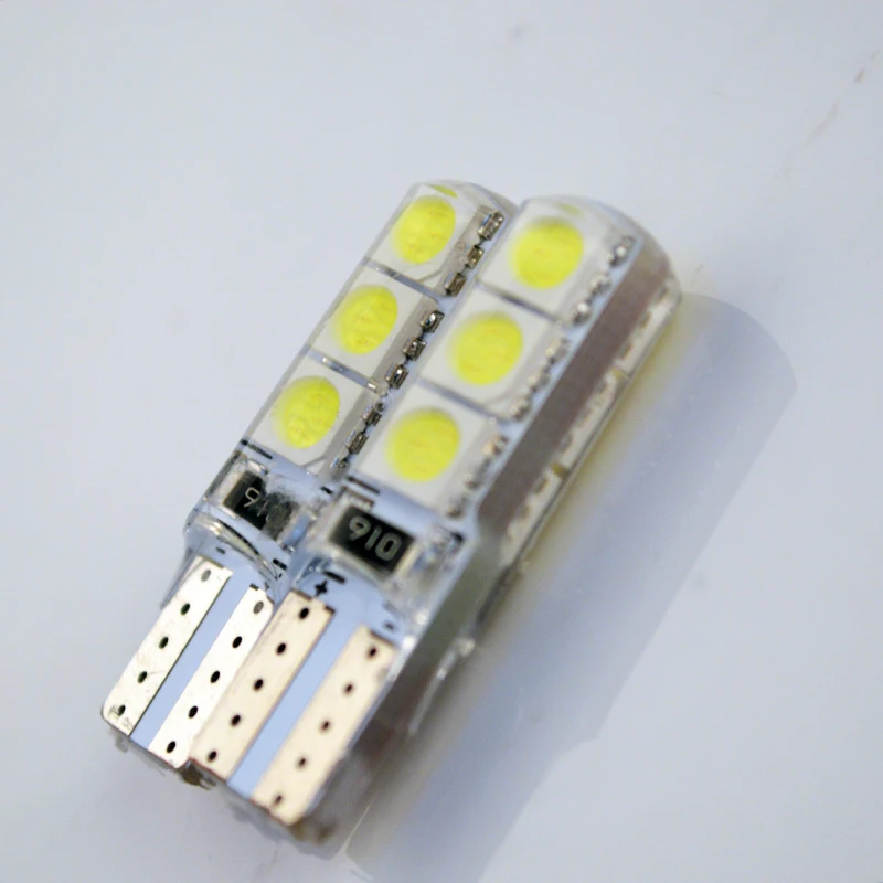 Flytop T10 194 W5W 6SMD 5050 силиконовая оболочка светодиодные лампы Canbus автомобильные LED 1