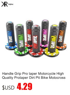 22MM 7/8" Universal Motorcycle Carbon Fiber Clip On Ons Replacement Handle Bar Handlebars Grips Tube 2pcs