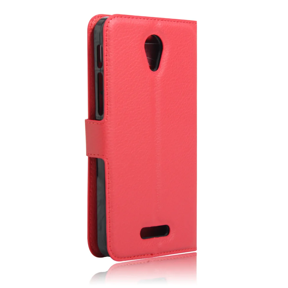 Кожаный чехол для телефона винтажный Чехол-кошелек Alcatel POP 4 5051D защитный