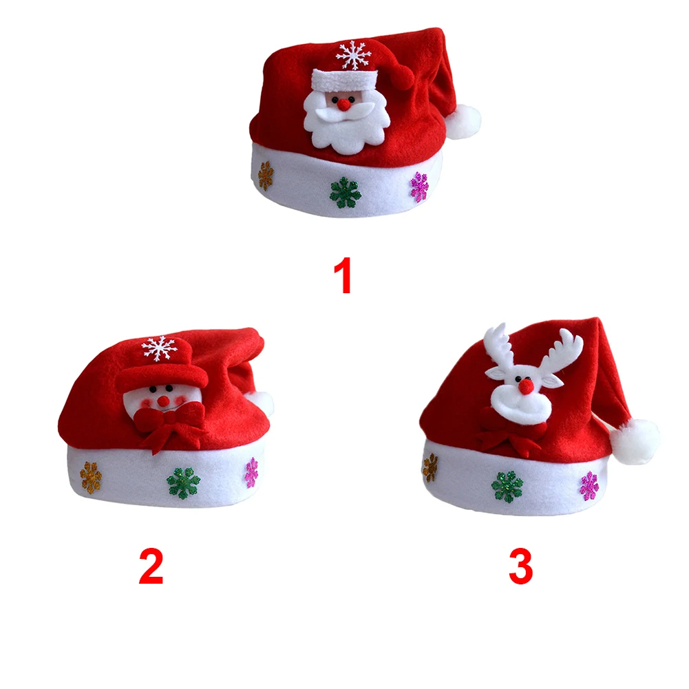 Рождественское платье реквизит декор дети шапки украшения шапка Санта Клауса |