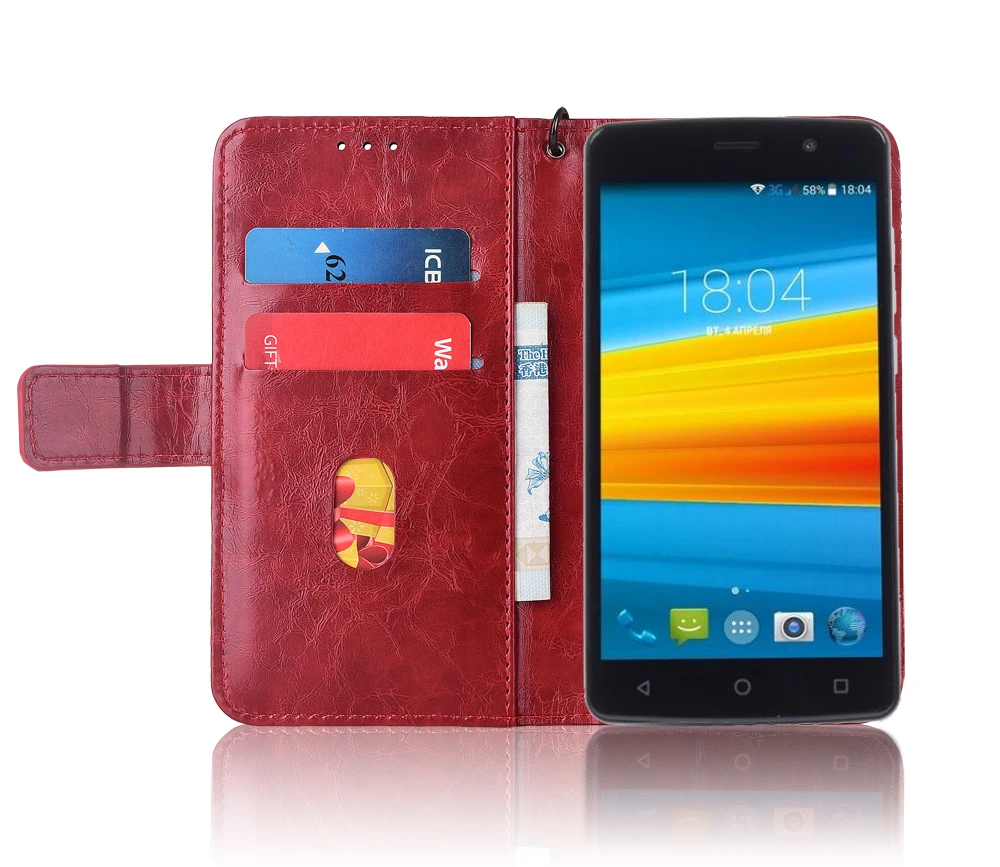 Кожаный чехол книжка для DEXP Ixion ES750 Connect Fundas с цветочным принтом 100% специальный