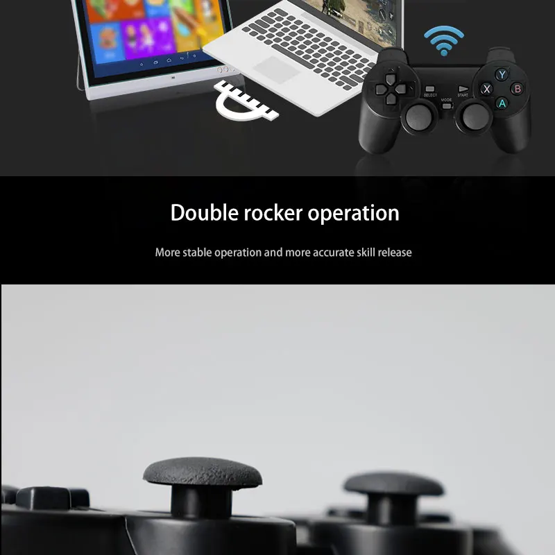 Беспроводной геймпад для Android Phone/PC/PS3/tv Box джойстик 2,4G джойстик игровой контроллер для bluetooth-гарнитура для смартфона игровые аксессуары