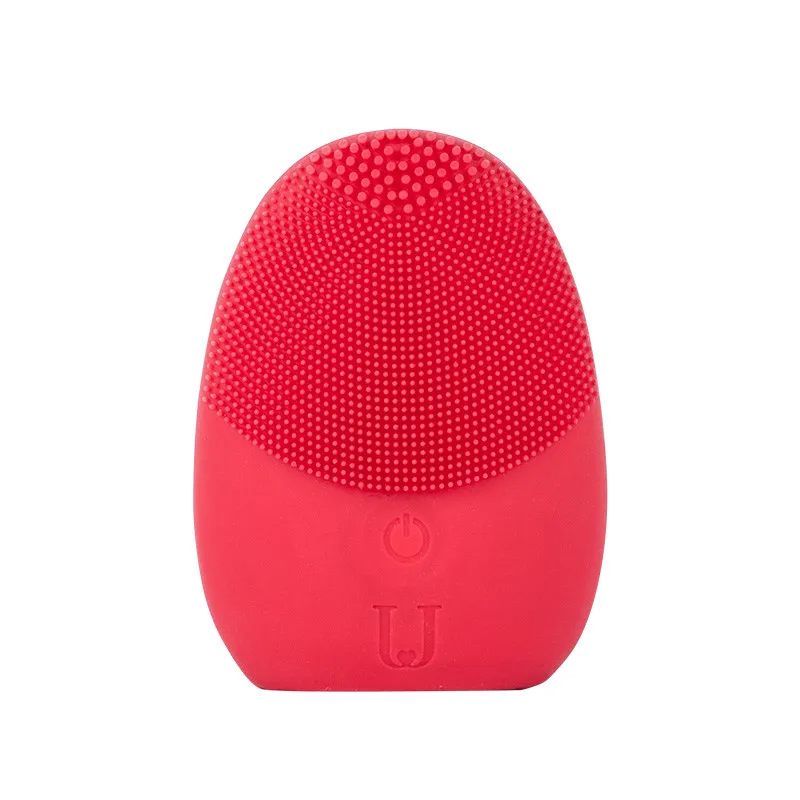 Коричневый Xiaomi mijia sonic Очищающая щетка для лица, Мини электрическая Массажная стиральная машина, водонепроницаемые силиконовые инструменты для глубокого очищения лица - Цвет: Коричневый
