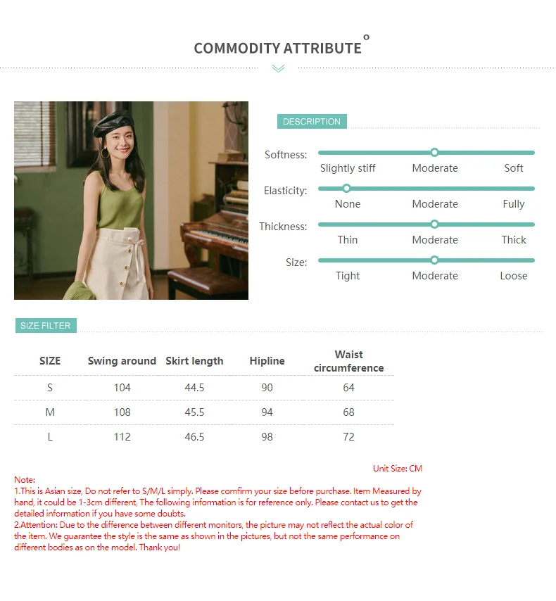 INMAN Autumn New Arrival Young Literary Style Lacing Button Slits A-line Women Short Skirt