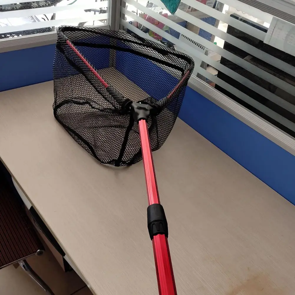 Складная рыболовная сеть с резиновой ручкой портативная складная погружением