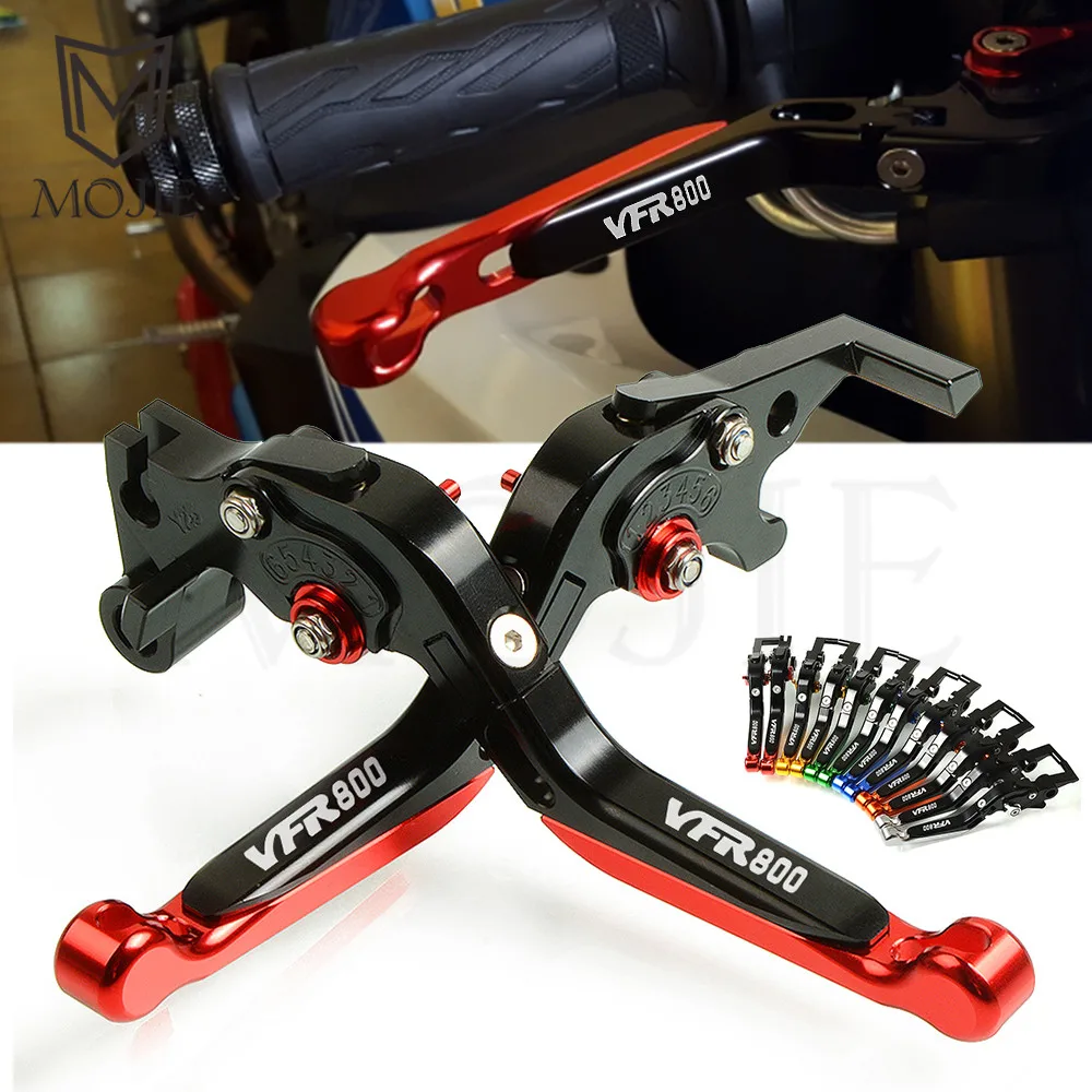 Для Honda VFR800 VTEC VFR 800 2002-2008 2003 2004 2005 2006 2007 Мотоцикл с ЧПУ Регулируемый складной выдвижной тормозной рычаг сцепления