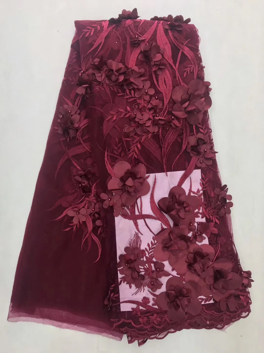 Африканский сетчатый французский кружевной материал высокое качество 2019