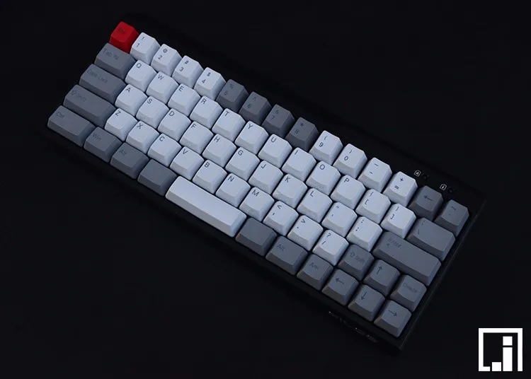 Черная PBT пустая белая серая механическая клавиатура filco minila воздушная Толстая PBT белая боковая печать keycap cherry mx OEM черный серый