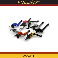 motorcycle adjustable brake clutch levers folding extendable for ducati multistrada 950 17 18 scrambler 15 16