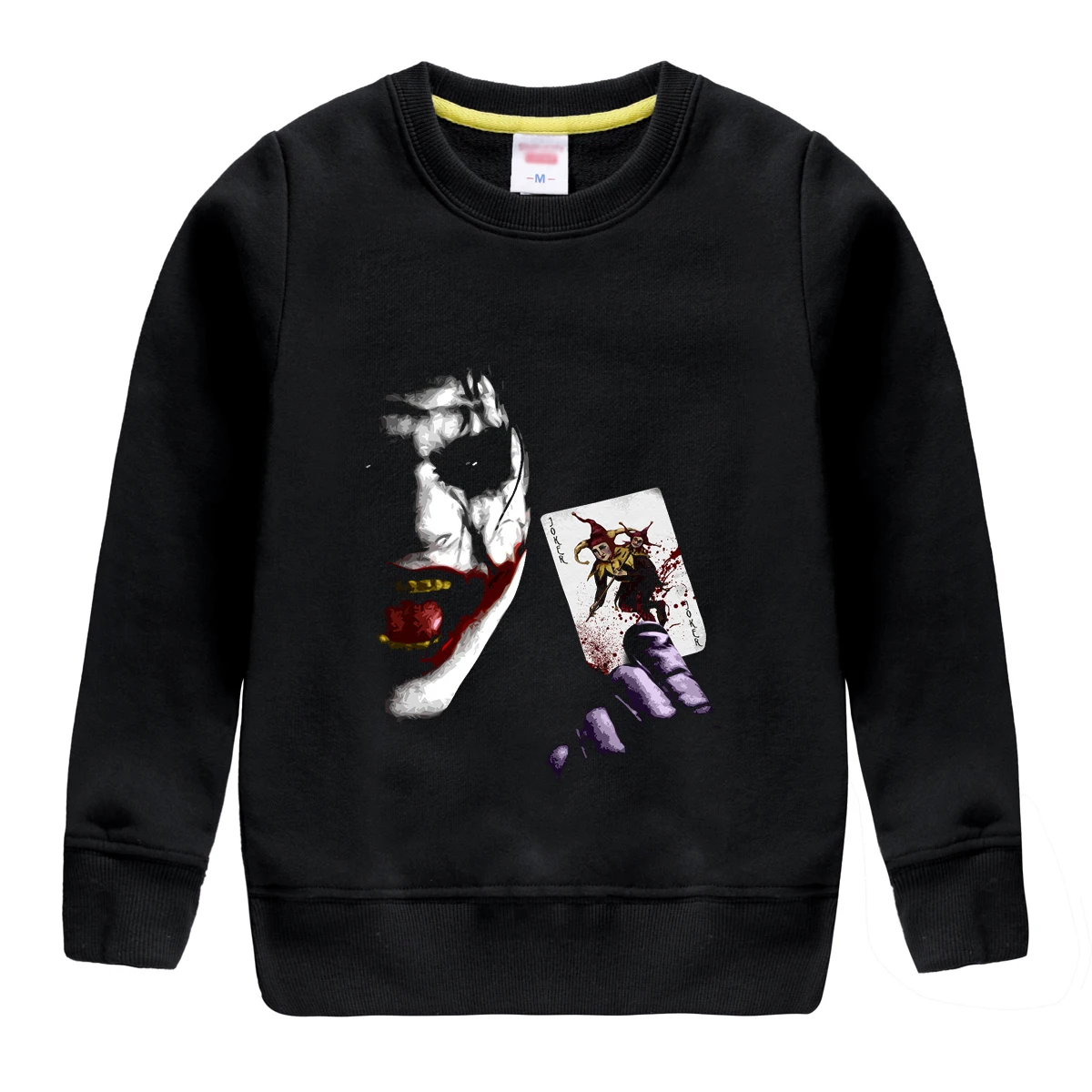 Весна Осень 2018 Детский свитшот для мальчиков Джокер хит футболки Винтажный Фильм