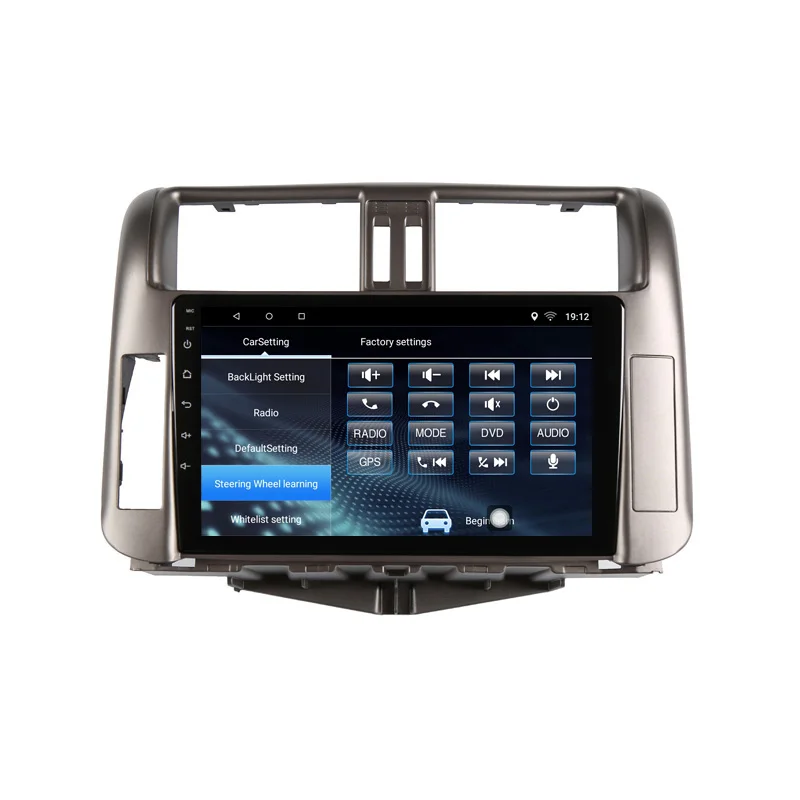 9 "2 + 32G 2.5D IPS android 8 1 Автомобильный мультимедийный плеер dvd для Toyota Prado 150 2010 2011 2012