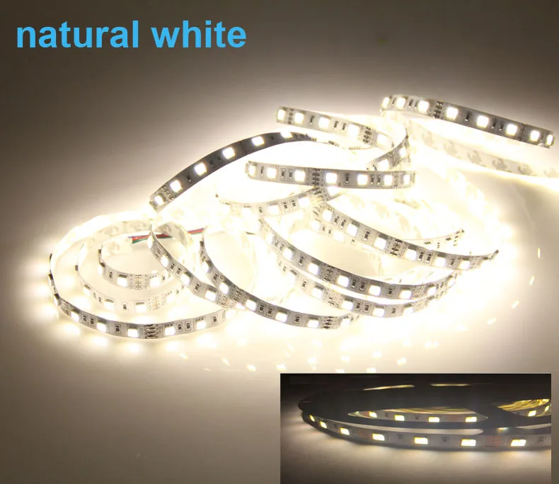 Светодиодная лента SMD5050 с двухцветным чипом Регулируемая Цветовая температура