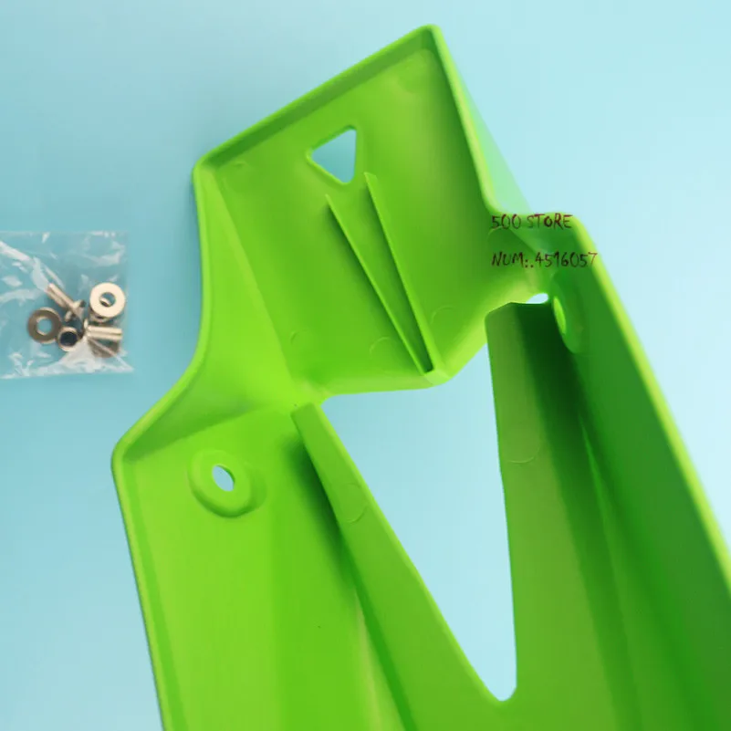 Зеленое универсальное заднее крыло пластик внедорожный эндуро брызговик для