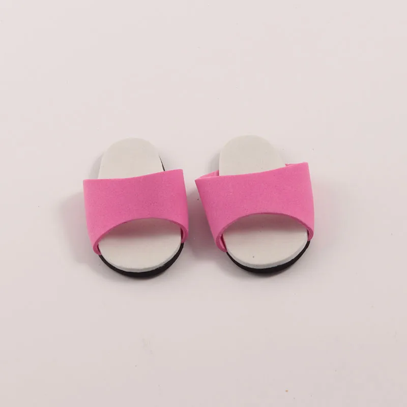 Розовые Тапочки 6 5 см аксессуары для кукол Одежда куклы 16 дюймов веревка Nenuco y su