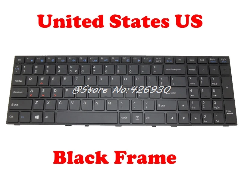 US клавиатура для CLEVO P650SG P650RE6 G P651SE P651RA P651RE3 P651SG P655SE P655RE6 P671RA P670SE P671RG P671SW P670RG|english