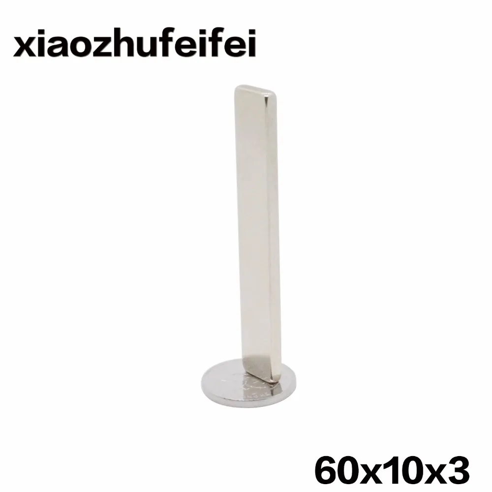

1-100 шт., неодимовый магнит, 60x10x3 мм