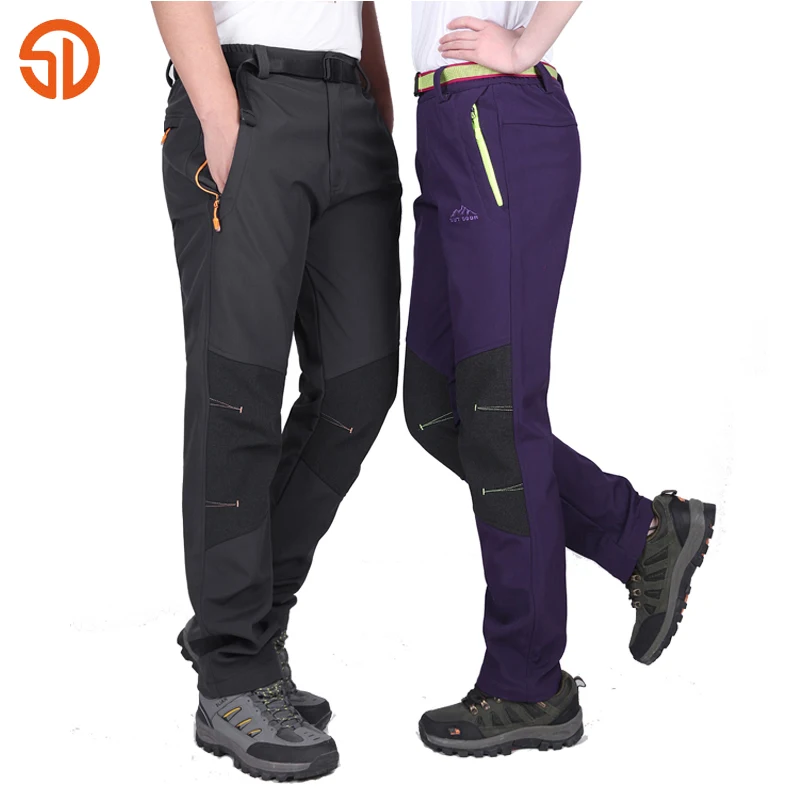 Outdoor fleece pants women men Winter hiking lovers Waterproof thick thermal trousers Hunting camping sport salewa helikon | Всё для