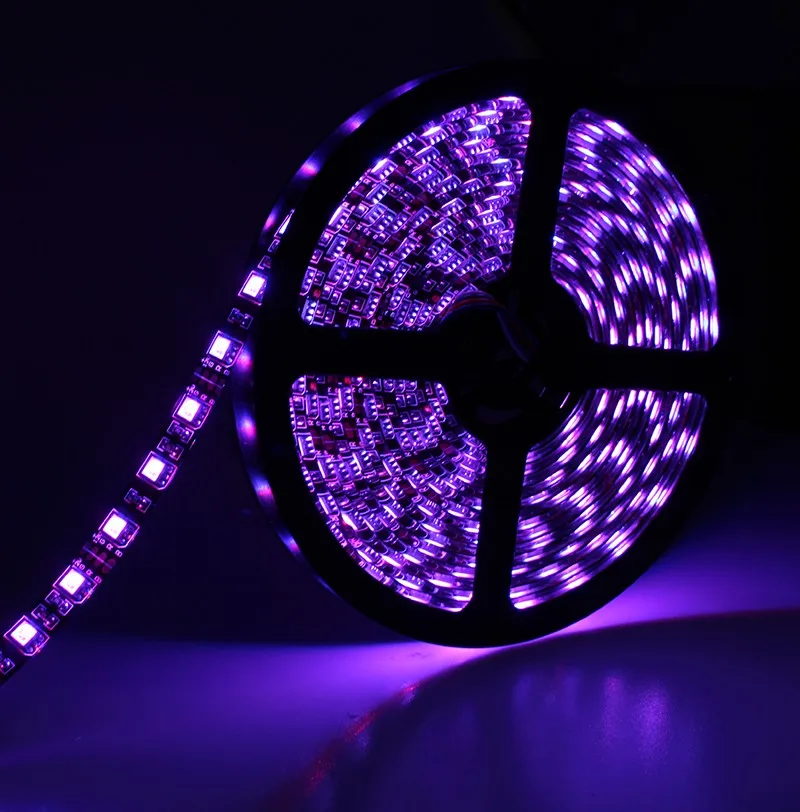 Светодиодная лента с черной печатной платой 12 В постоянного тока, 5050 RGB, белая, водонепроницаемая, светодиодный, диодные полосы 25 м, 15 м, потолочный светильник+ RGB пульт дистанционного управления+ источник питания