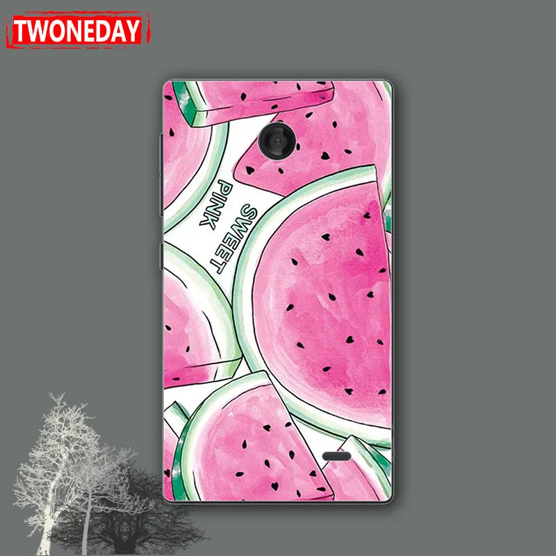 Q136 Чехол для Nokia X Dual SIM A110 RM-980, задняя крышка с цветочным рисунком, чехол, силиконовый чехол с принтом кошки, совы, чехол для телефона с рисунком в виде животного для Nokia X - Цвет: Q136