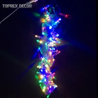 toprex 10m rgyb 4 colours mixed string lights christmas light outdoor garland fairy lights led lights decoration