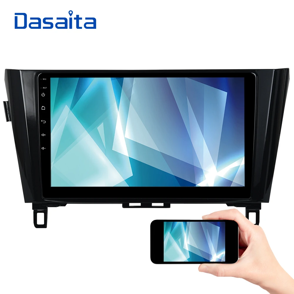 Dasaita 10," Android 9,0 Автомобильный gps плеер Navi для Nissan Qashqai с 2G+ 16G четырехъядерный стерео Мультимедиа без DVD