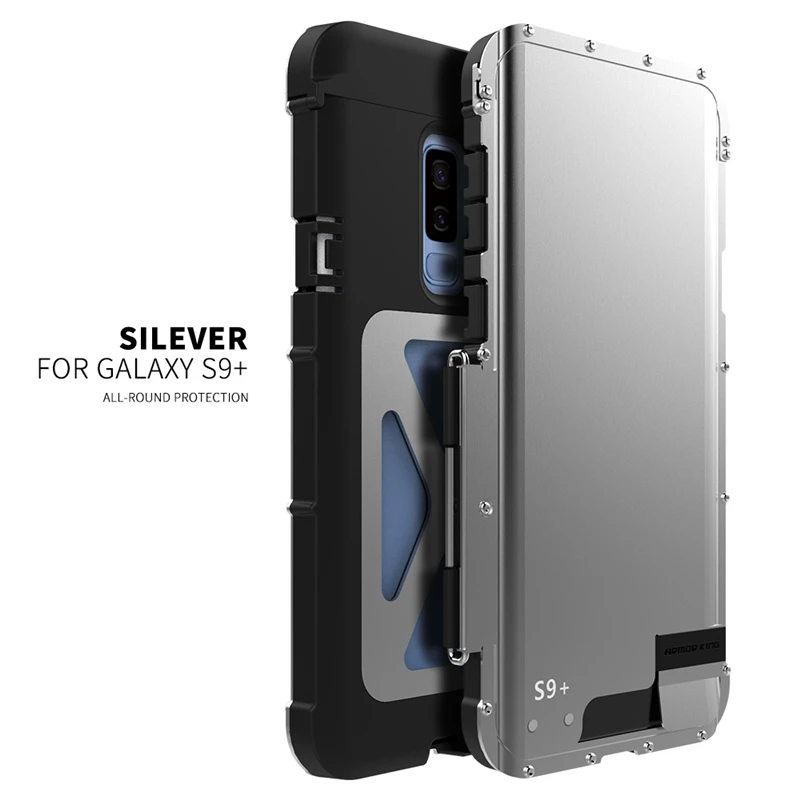 Металлический алюминиевый чехол для телефона s для samsung Galaxy S8 S9 мощный открытый флип-чехол для samsung Galaxy S8plus S9 Plus Note8 чехол Capa