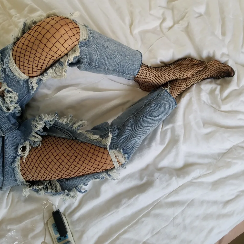 

fashion black medium grid women high waist stocking fishnet club tights panty knitting net pantyhose trouser mesh lingerie TT016