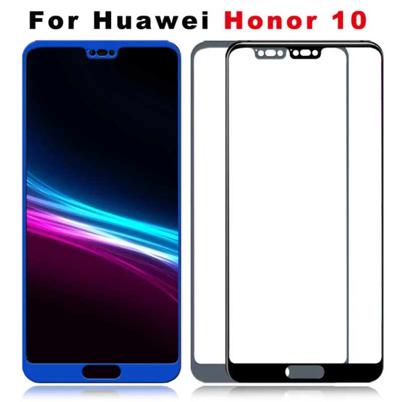 2pcs For Glass Huawei Honor 10 Phone Screen Protector 9H Full Coverage Tempered | Мобильные телефоны и аксессуары