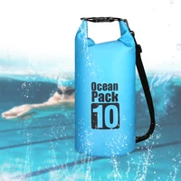10l15l20l30l outdoor swimming waterproof bag floating bag roll top sack for kayaking rafting boating river trekking camping