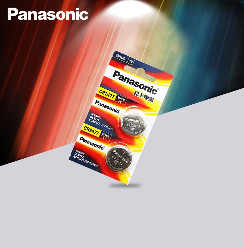 Батарейки Panasonic CR2477 3V CR 2477 батарейные|Часовые батарейки| |